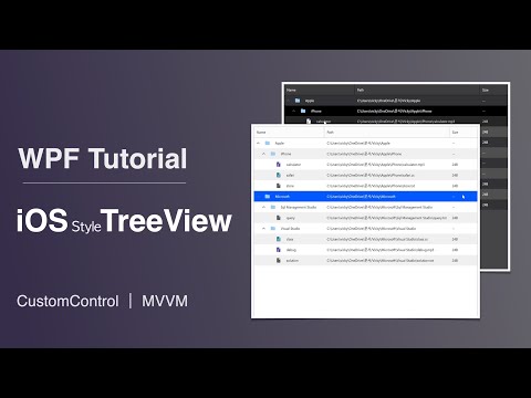 Mastering WPF TreeView: Recursive Design of ItemsControl and Cupertino Style Implementation 🌳✨