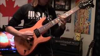 For The Stab Wounds In Our Backs by Amon Amarth (Guitar Cover)