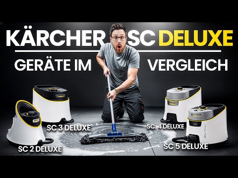 Welcher Kärcher DELUXE Dampfreiniger ist der Beste? ► SC2, SC3, SC4 & SC5 im Test & Vergleich!