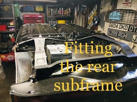 Classic Mini Restoration 1989 Episode 11 - Test Fitting The Rear Subframe