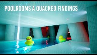 アヒルとプールに癒されるリミナルスペースゲーム【Poolrooms a quacked findings】