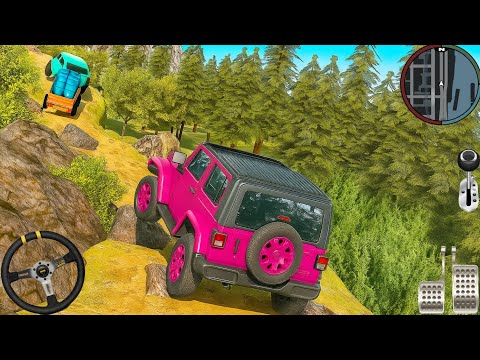 4x4 Offroad Cargo Jeep Driving Simulator 3D - Drive SUV  jeep Offroad Game - Android Gameplay #131