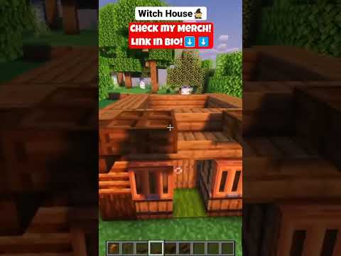 Minecraft Witch House🧙‍♀️ #shorts