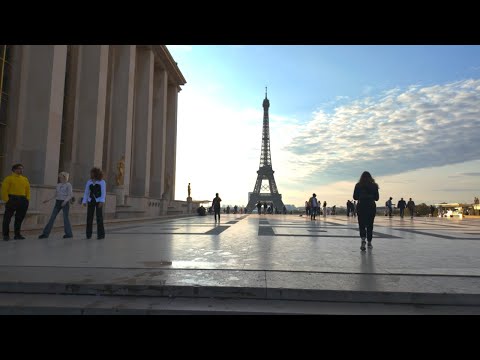 A Quick Visit at Paris Trocadéro To See The Eiffel Tower (4K HDR)
