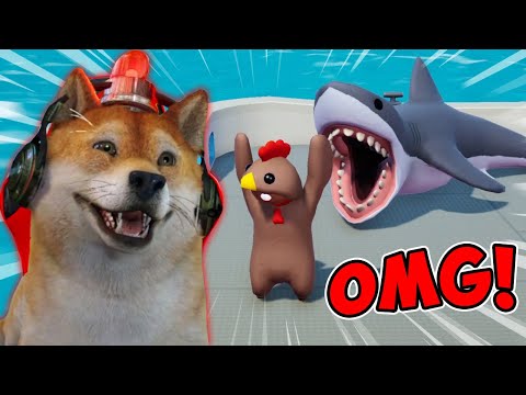 PERTARUNGAN BERTAHAN HIDUP DI LAUTAN GANAS! - Gang Beasts