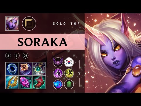 Soraka Top vs Aatrox - KR Master Patch 25.23