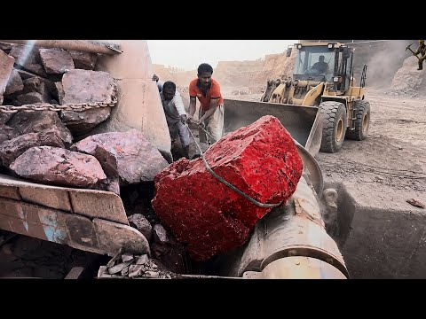 ⚠️Satisfying Giant Rock Crushing Compilation | Heavy Machinery ASMR #rockcrusher 