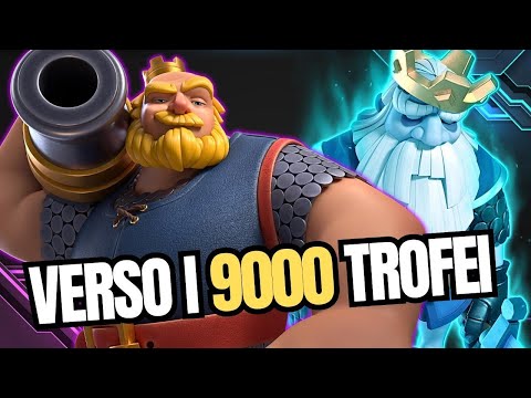 LET'S CONTINUE OUR CLIMB TO 9,000 TROPHIES WITH GR! 3 MORE PERFECT VICTORIES?! - CLASH ROYALE ITA