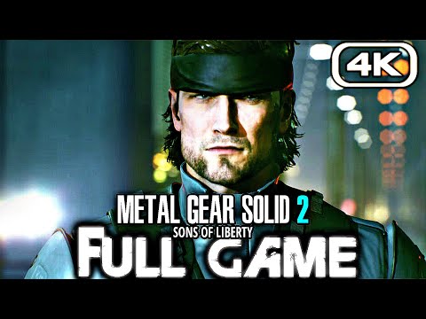 METAL GEAR SOLID 2 Gameplay Walkthrough FULL GAME (4K 60FPS) REMASTERED