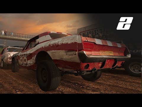 Wreckfest (Full Game) - Part 2 || Mustang Mayhem (Let's Play)