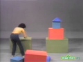 Classic Sesame Street Maria Builds With Blocks