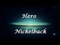 Hero Nickelback Letra Lyrics