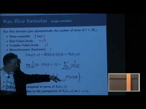 Topologies of the zero sets of random real projective hyper-surfaces... - Peter Sarnak