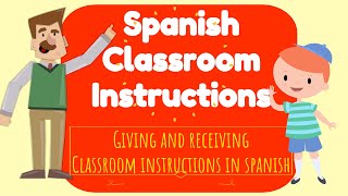Classroom language in Spanish