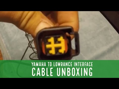 Yamaha Interface Cable to Lowrance Unboxing
