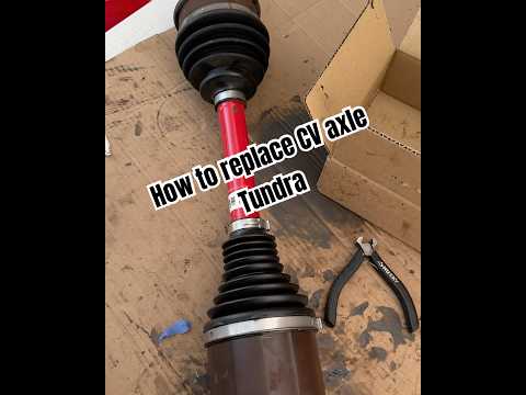 How to replace tundra front CV axle (DIY) #toyotatundra #tundra