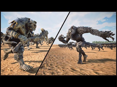 500,000 Werewolf Stand Against 5000 Troll Warriors | Ultimate Epic Battle Simulator 2 | UEBS 2