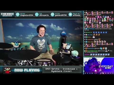 The8BitDrummer - [MV] Getcha - Ironmouse x Nyanners (Cover)