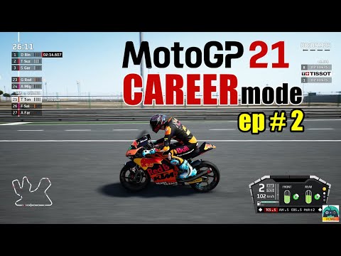 MotoGP 21 Career Mode Gameplay ep 2 / Free Practice / Losail Circuit Qatar / How to play MotoGP21