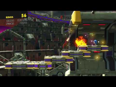 134   Walkthrough FR l Sonic Forces l Ring Rouge 28 Iron Forteress   Eggman Empire Forteress Rang S