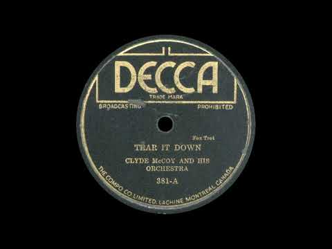 Clyde McCoy & his Orchestra: Tear It Down (1936)