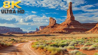 Arizona Painted Desert Scenic Drive to Monument Valley 8K