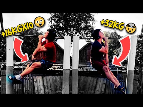 His 10 Rep Max Is +16KG... for ONE ARM PULLUPS!