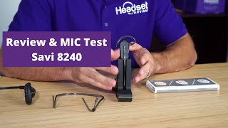 Poly Savi 8240 UC DECT Wireless Headset- Review & MIC Test (Replacement to the W440)