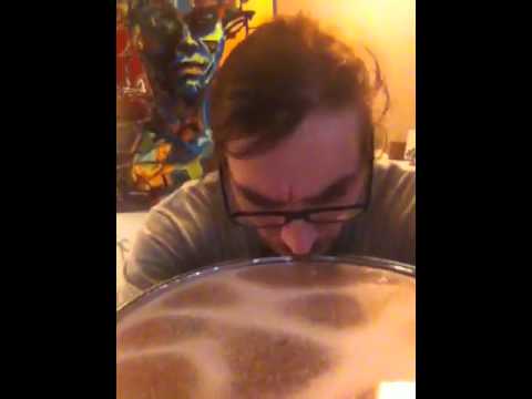 Salt on a drum changing patterns from voice