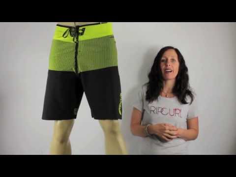 Ripcurl Mirage MF1 20" Boardshorts Black/Green available at iboardshorts.com