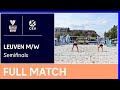 Full Match | 2023 Volleyball World Beach Pro Tour Futures | Leuven M/W | Semifinals