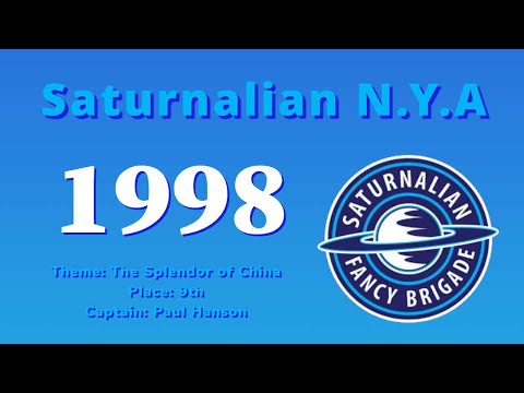 1998 Saturnalian Fancy Brigade - The Splendor of China  9th Place