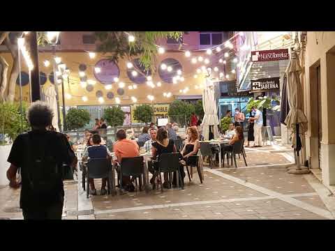 Almeria nocturna/Night Almeria/Ночная жизнь города Испании