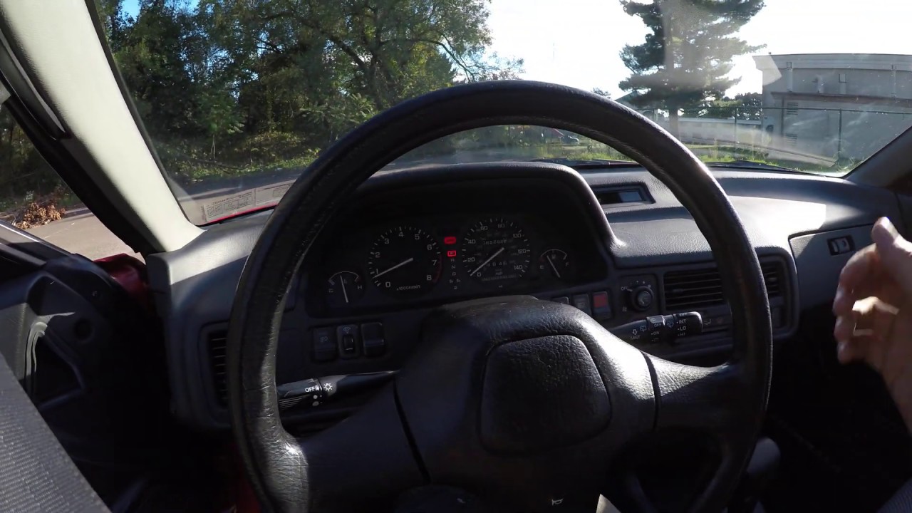 4K Review 1990 Acura Integra RS Red only 68K Miles Virtual ...