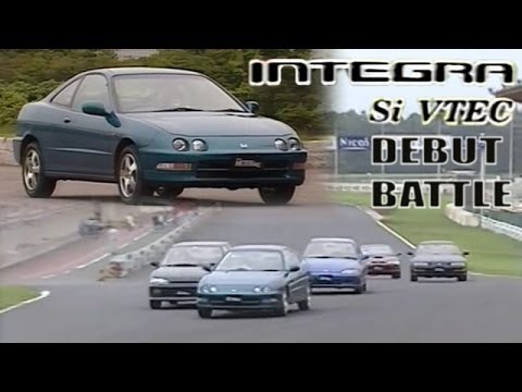 [ENG CC] New Integra Si VTEC vs. fastest FF squad in Tsukuba 1993