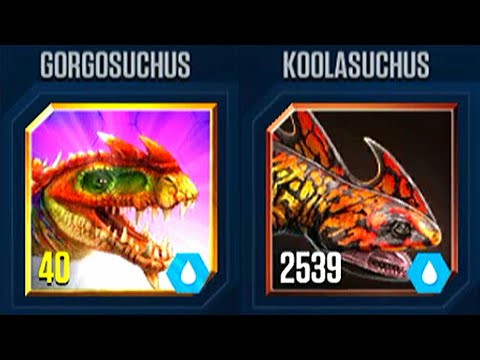GORGOSUCHUS VS KOOLASUCHUS | JURASSIC WORLD THE GAME
