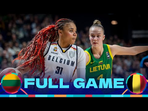 Lithuania v Belgium | Full Basketball Game | FIBA Women's EuroBasket 2025 Qualifiers