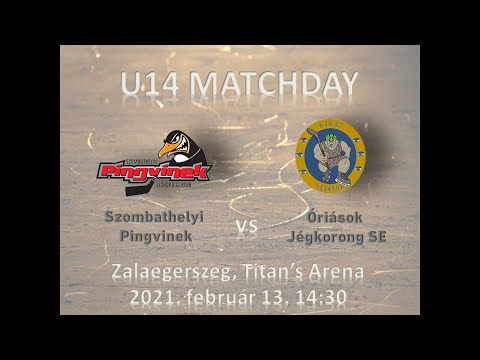 U14 300  Szombathelyi Pingvinek - Óriások SE (élő közvetítés)