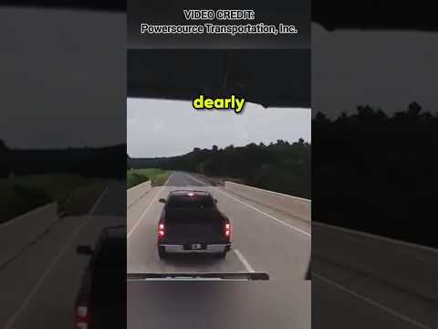 Instant Karma For Brake Checking Semi Truck! 😂