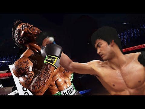 Bruce Lee vs Black Rhino ( EA Sports UFC 4 ) wwe mma