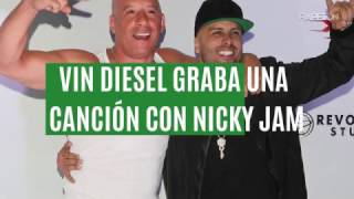 #Rapet≥nNews: Nicky Jam graba una canci≥n con Vin Diesel (PREVIEW)