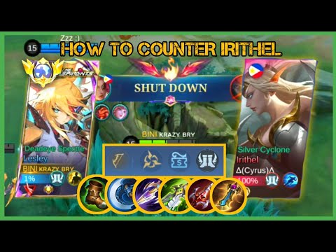 TOP GLOBAL LESLEY VS IRITHEL! LAST 2 GAMES TO MYTHICAL GLORY