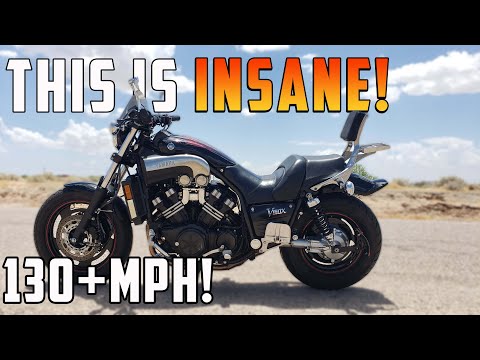 Darum ist die V-Max der Wahnsinn! Yamaha-Fahrt, Testbericht, Speed ​​Run, Burnout …