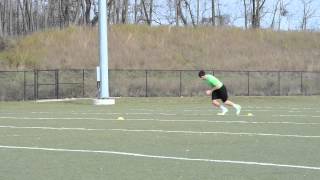 540. 60-yard Shuttle (Sprint-Backpedal)