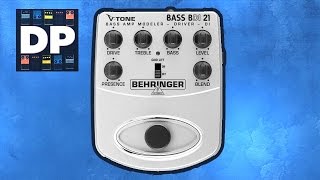 Video thumbnail for Behringer BASS BDI 21 Pedal Demo Review by DonPiola