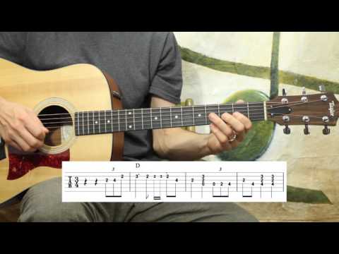 How to play Kentucky Waltz Solo - Intermediate Guitar Lesson