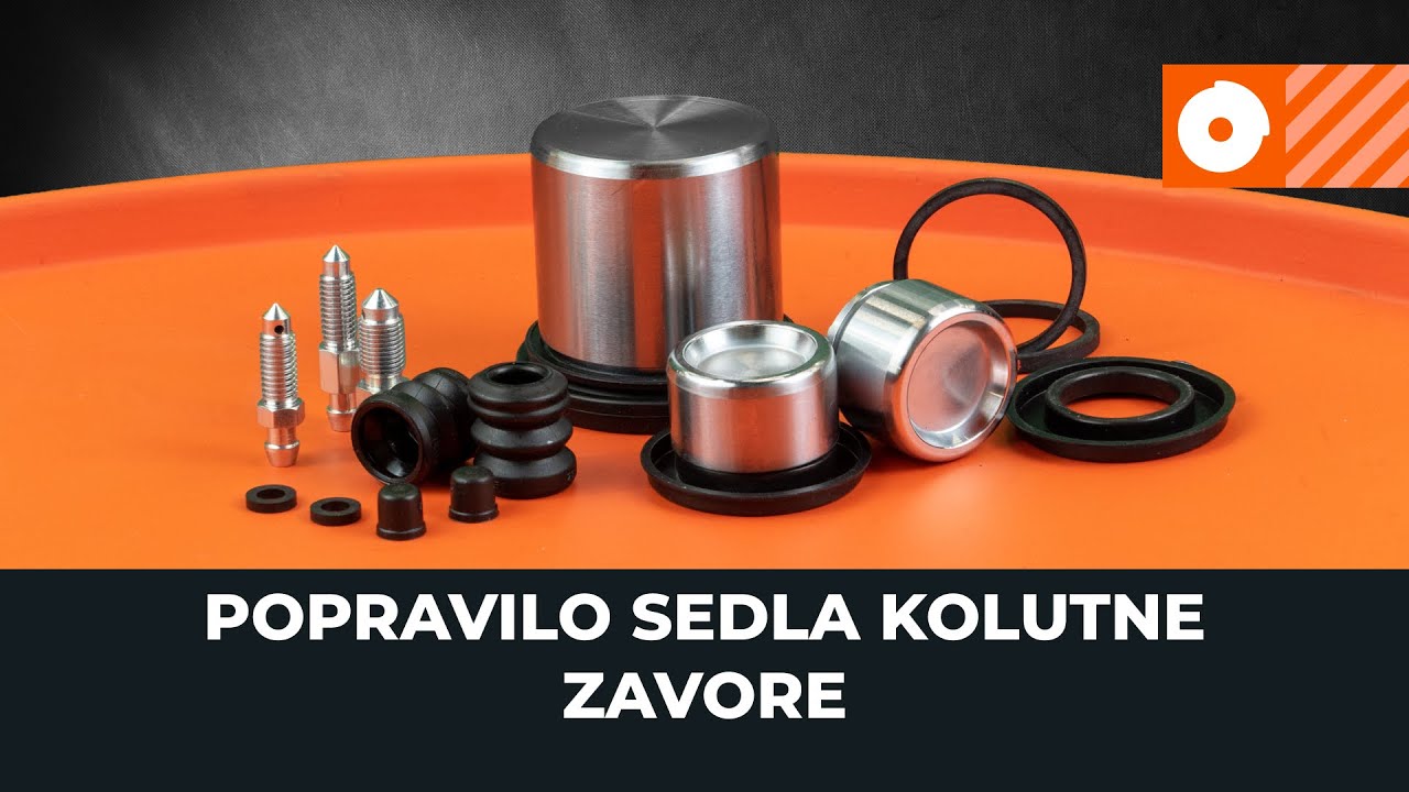 Kompleta za popravilo zavornega sedla: vodič menjave na avtu