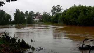 preview picture of video 'Powódź  2013,  Zebrzydów, cz-2'