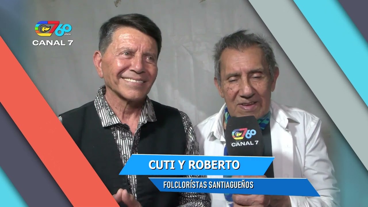 ¡Felices 60 años Canal 7! El saludo de Cuti y Roberto Carabajal