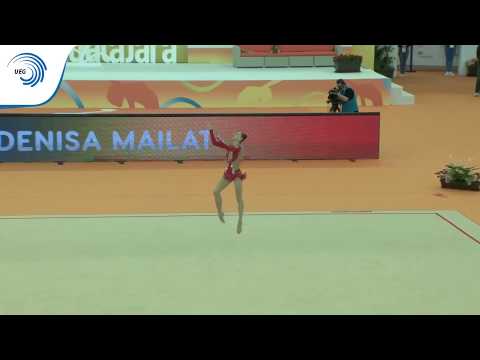 Denisa MAILAT (ROU) - 2018 Rhythmic Europeans, all around final hoop